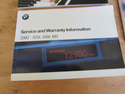BMW Manual User Guide Handbook 01410156144 E46 3-Series4